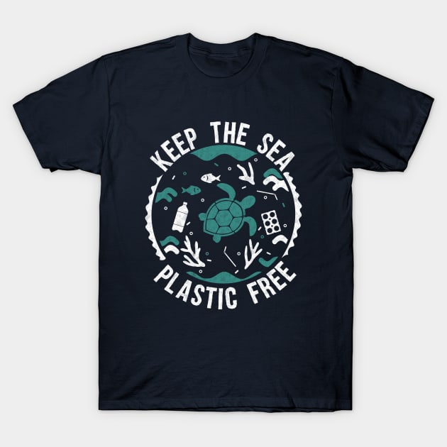 Keep the sea plastic free T-Shirt by PaletteDesigns